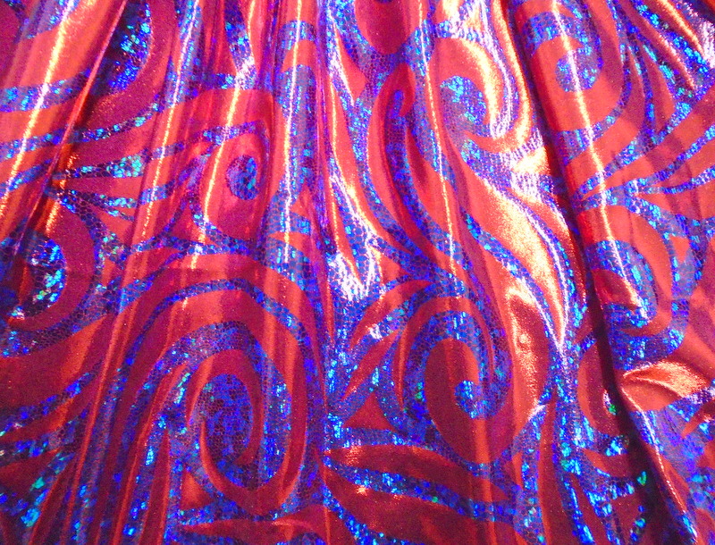 13.Burgundy-Royal Lacey Hologram